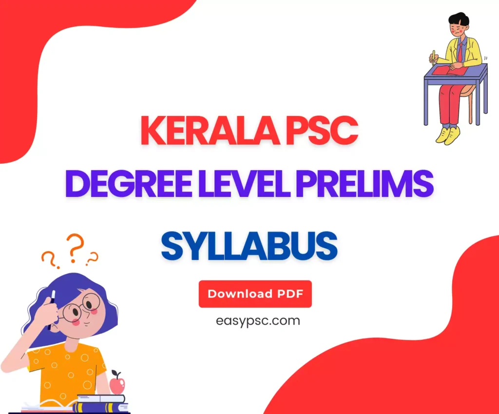 Degree Level Prelims Syllabus 2024