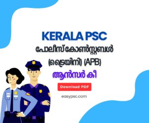 066/2024 - Police Constable (Trainee) (APB) Answer Key