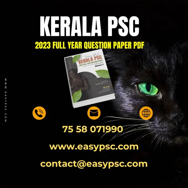 Kerala PSC 2023 Full Question Paper PDF 4