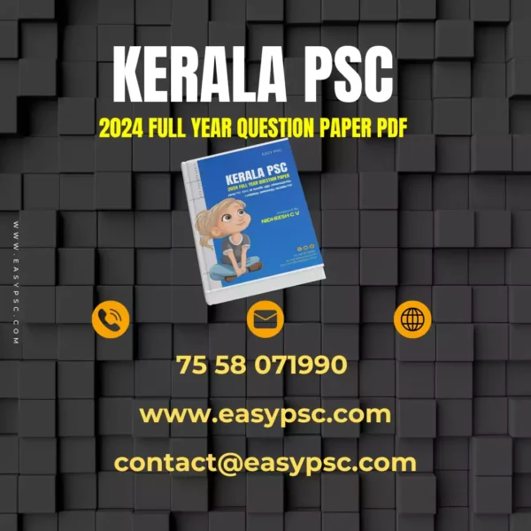 Kerala PSC 2024 Question Paper PDF 4