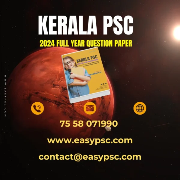 Kerala PSC 2024 Question Paper PDF 4