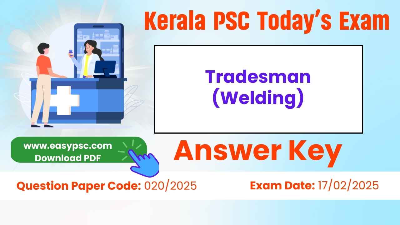 tradesman (welding) answer key