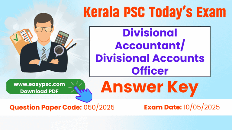 divisional accountant divisional accounts officer answer key