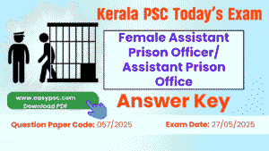 female assistant prison officerassistant prison office answer key