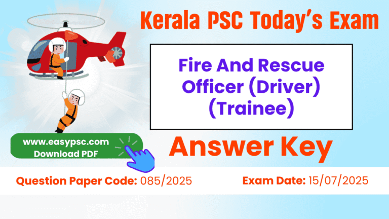 fire and rescue officer (driver) (trainee) answer key