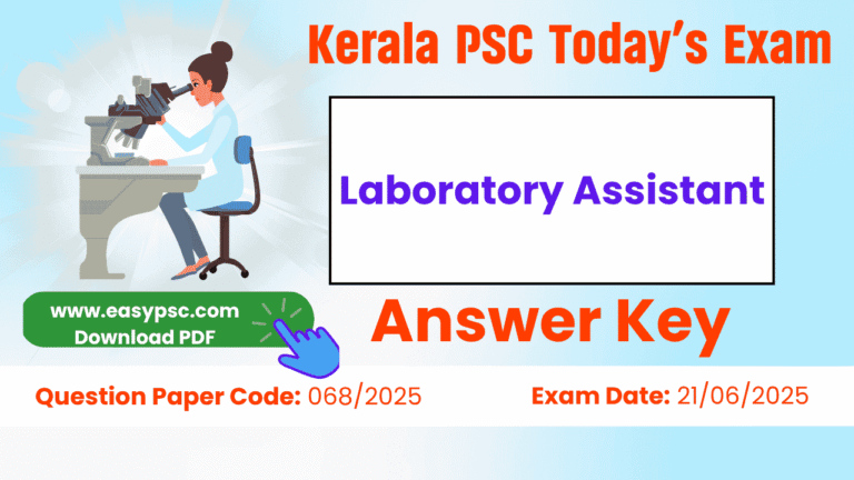 laboratory assistant answer key