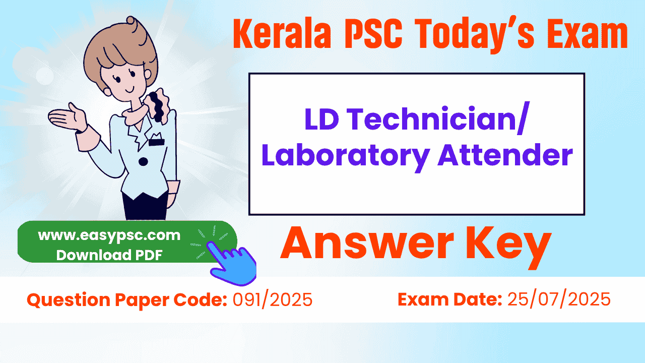 ld technician laboratory attender answer key