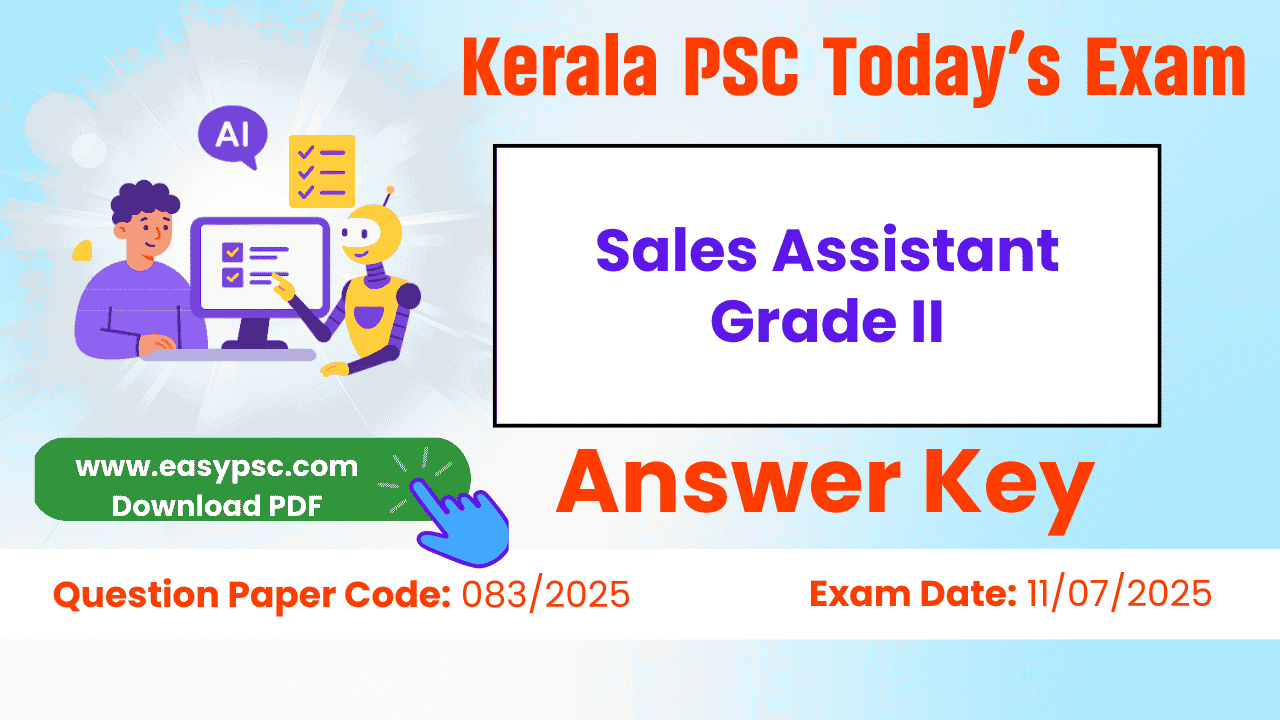 sales assistant grade ii answer key