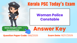 woman police constable answer key