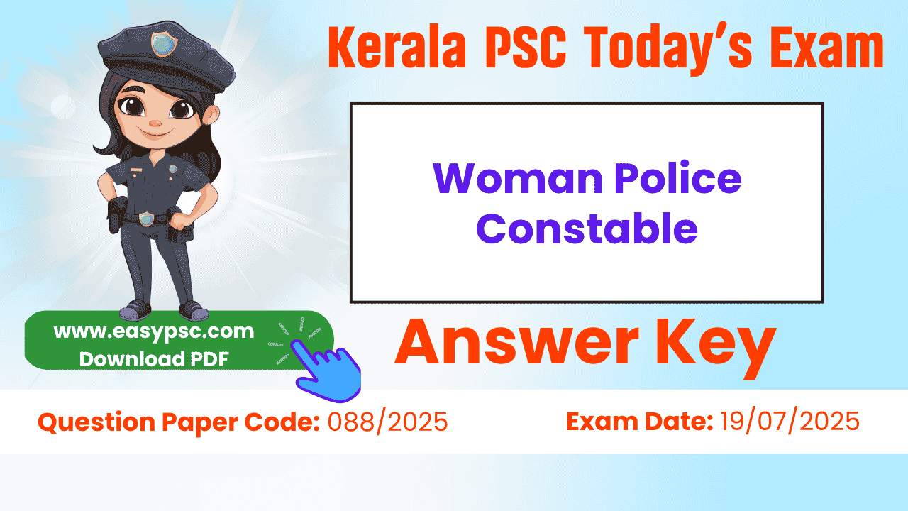 woman police constable answer key