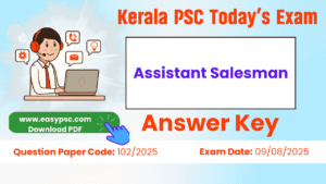 assistant salesman answer key