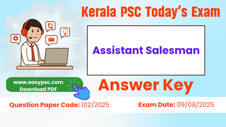 assistant salesman answer key