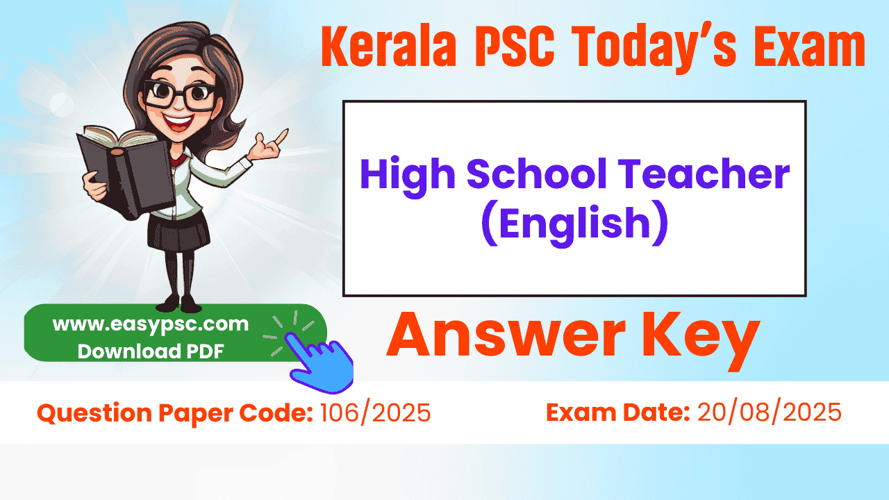 high school teacher (english) answer key
