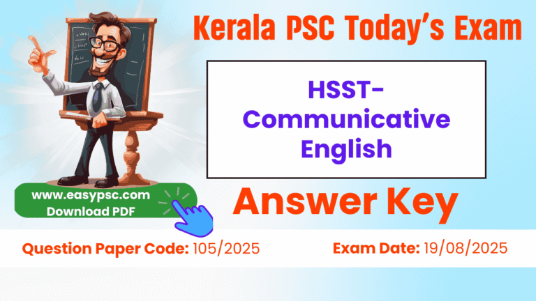 hsst communicative english answer key