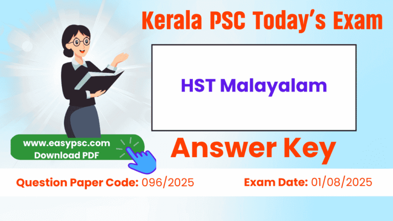 hst malayalam answer key