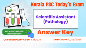 scientific assistant (pathology) answer key